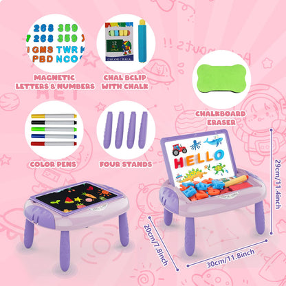 Cokzer Gift for 1-2 Year Old Girls, Toddler Girl Toys with Magnetic Letters and Numbers, Learning