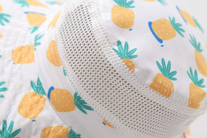 Home Prefer UPF50+ Wide Brim Sun Hat Boys Girls Sun Protection Hat Zoo Beach Swim Safari Bucket Hat