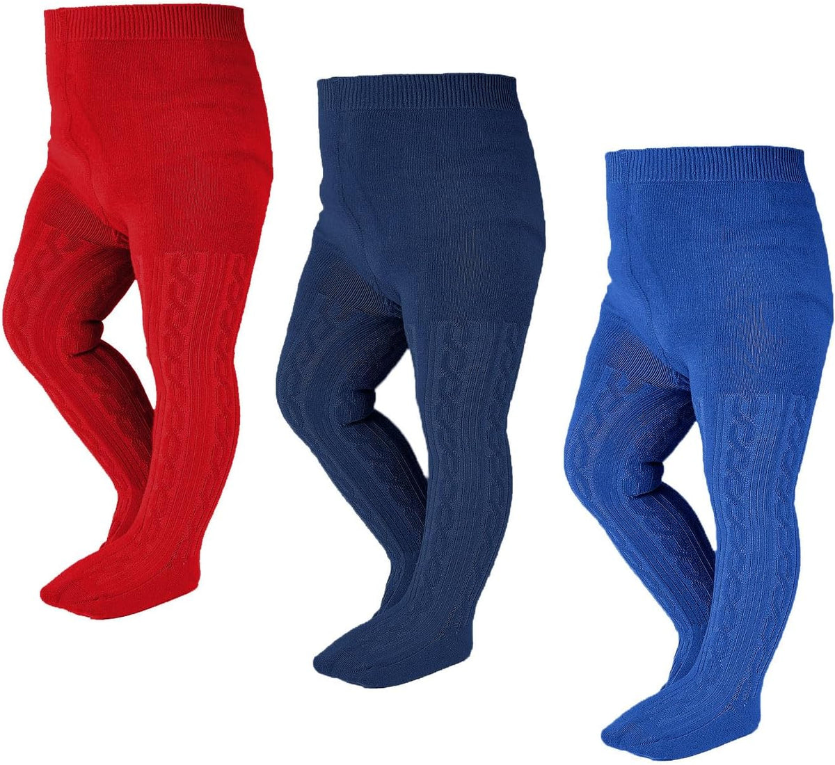 EPEIUS Baby Girl Tights Thick Cable Knit Leggings Stockings Cotton Pantyhose for Newborn Infant