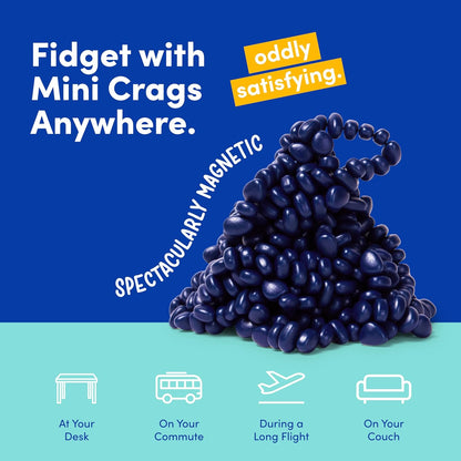 Speks Crags Ferrite Putty, Over 150 Ferrite Stones in a Metal Tin, Seriously Satisfying Fidget Toys