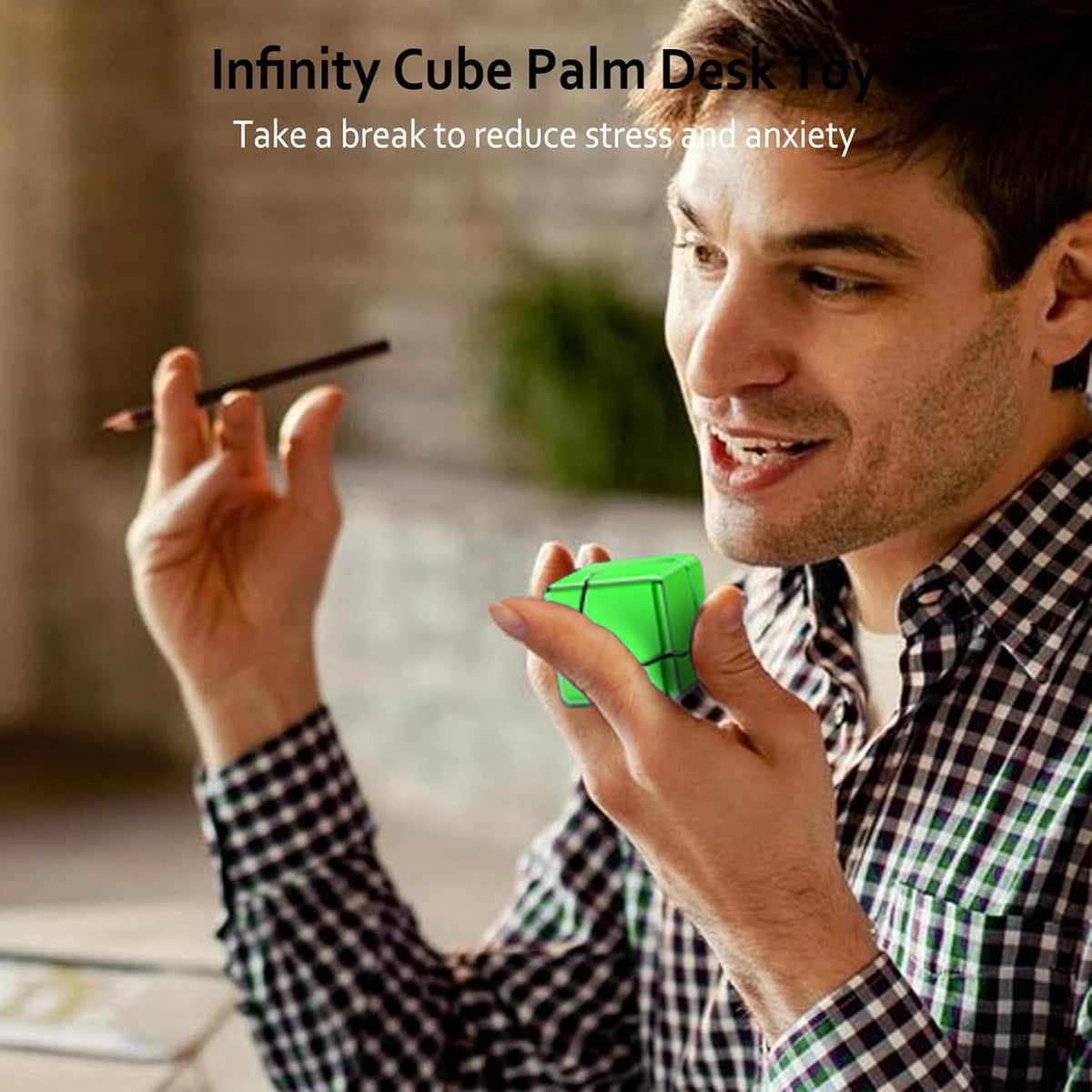 Infinity Gear Fidget Spinner for Kid Adult, Transformable Spinning Top Metallic Fidget Toys for