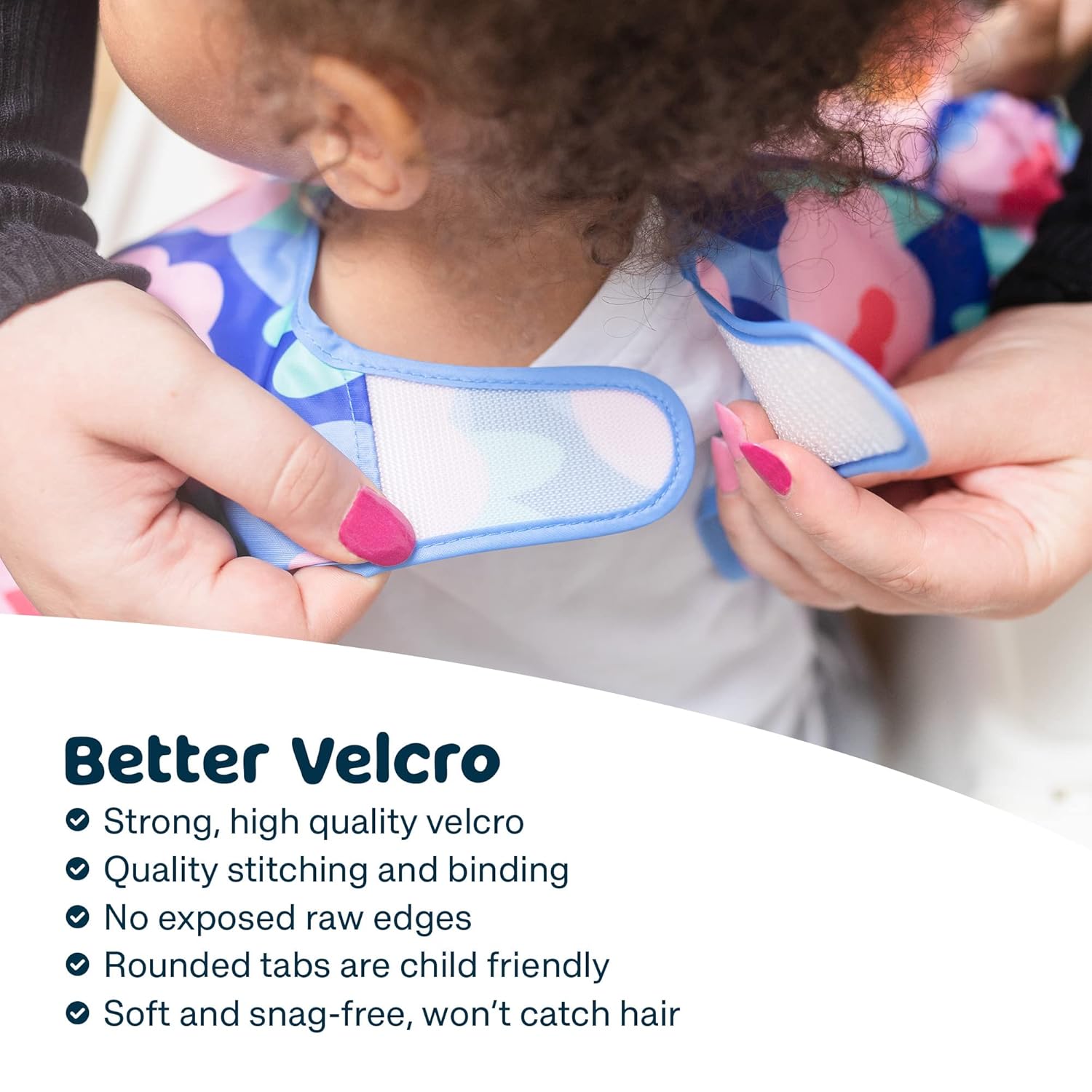 Tiny Twinkle Mess Proof Baby Bib,Waterproof Smock Baby Bib for Eating,Machine Washable Long Sleeve