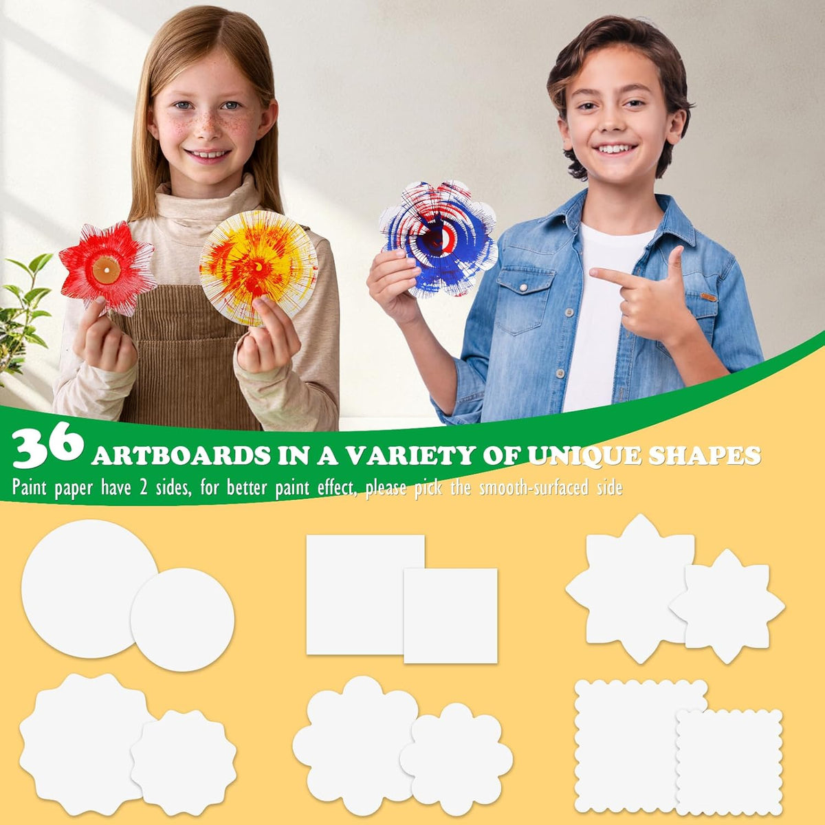 Arts and Crafts for Kids Ages 4-8,Paint Spin Art Machine Kit,Art Craft Set for 6-9 Year Old,Cool