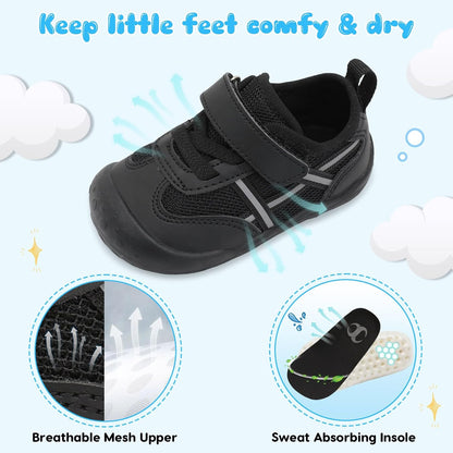 Scurtain Baby Shoes Boy Girl First Walking Shoe Infant Crib Breathable Sneakers Lightweight