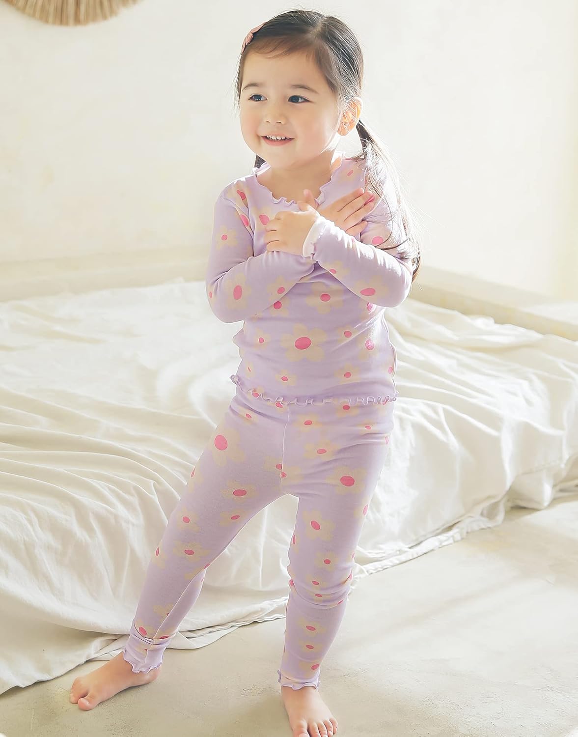 VAENAIT BABY 6M-12Y Kids Unisex Girls & Boys Soft Comfy Modal Tencel Sleepwear Pajamas 2pcs or 4pcs