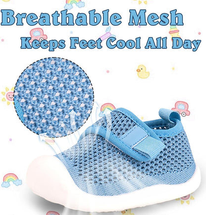 Baby First-Walking Shoes 1-4 Years Kid Shoes Trainers Toddler Infant Boys Girls Soft Sole Non Slip
