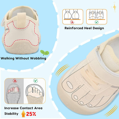 Scurtain Baby Shoes Boy Girl First Walking Shoe Infant Crib Breathable Sneakers Lightweight