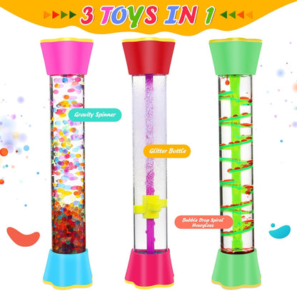 Sensory Fidget Tubes - Calm down Toys for Kids - Sensory Tubes for Calm Down Corner