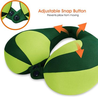 INFANZIA Kids Chin Supporting Travel Neck Pillow, Helps Support Head and Neck, Comfortably Designed