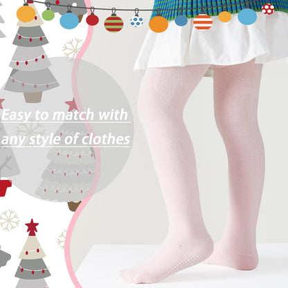 Mini angel Baby Tights Non Slip Baby Girl Tights Seamless Cotton Pantyhose Toddler Stockings Winter