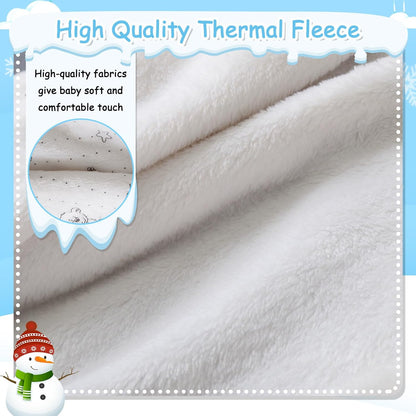 Fairy Baby Newborn Baby Bear Onesie Thin Fleece Footie Romper Snowsuit Hooded Jumpsuit Bodysuit