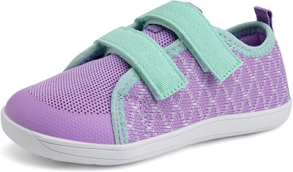 WateLves Toddler Little Kids Wide Barefoot Shoes The First Walking Shoes Girls Boys Breathable Zero