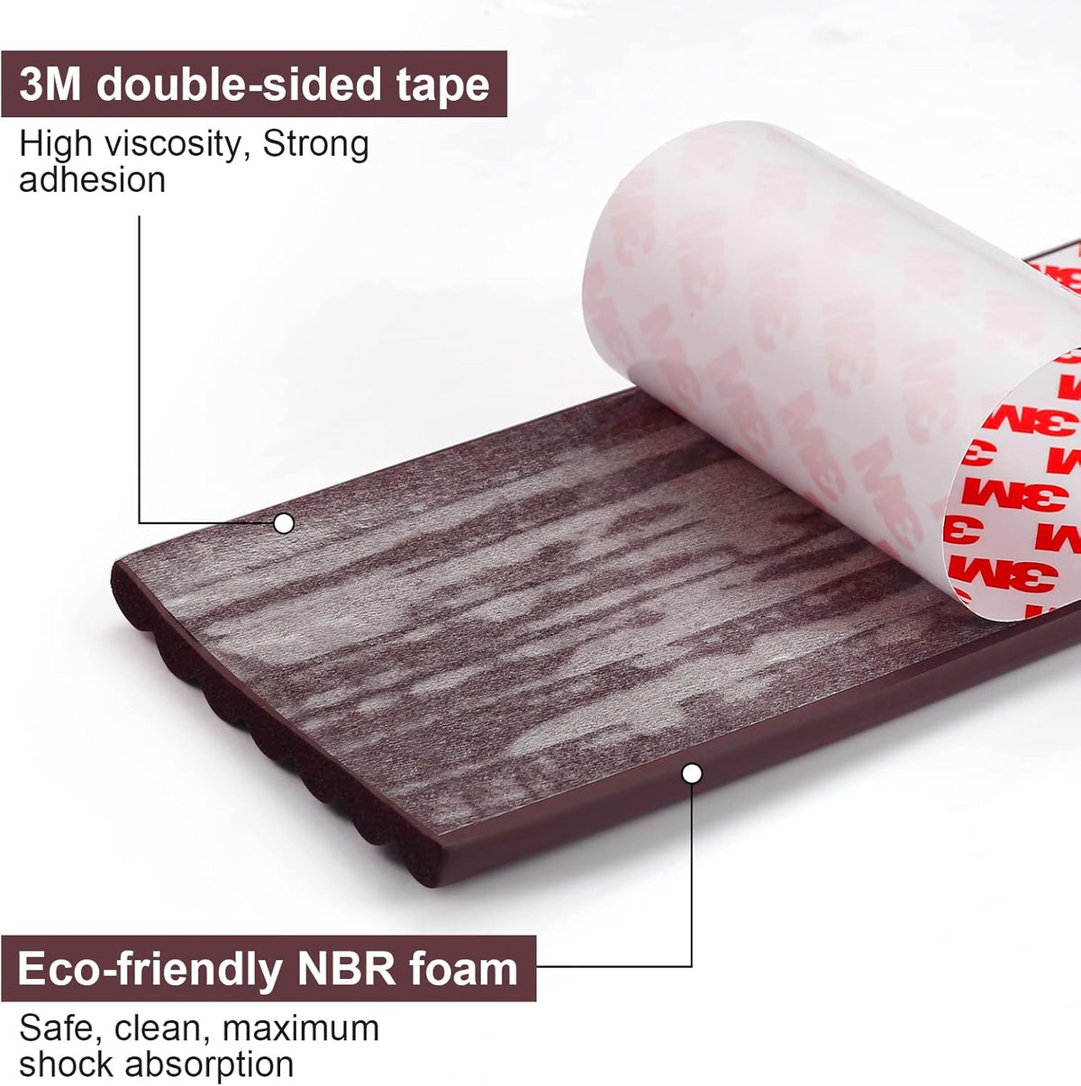 Upgrade Baby Proofing Edge Corner Protector, 16.4ft Edge Guards Padding with 3M Adhesive