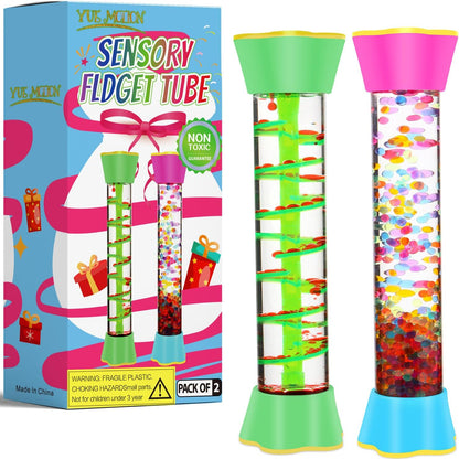 Sensory Fidget Tubes - Calm down Toys for Kids - Sensory Tubes for Calm Down Corner