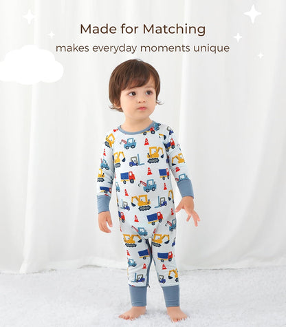 Baby Boys Girls Romper Long Sleeve Jumpsuits Infant Unisex One-Piece Bamboo Viscose Zipper Mitten