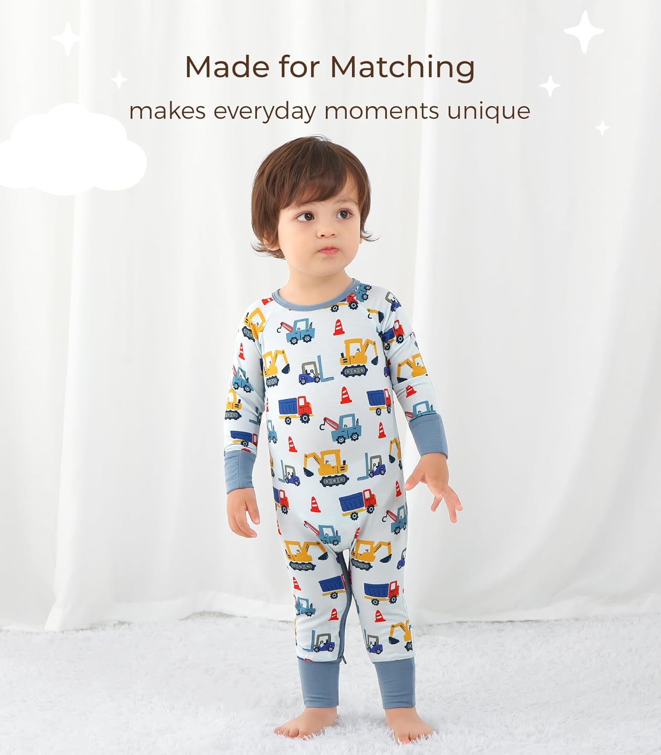 Baby Boys Girls Romper Long Sleeve Jumpsuits Infant Unisex One-Piece Bamboo Viscose Zipper Mitten
