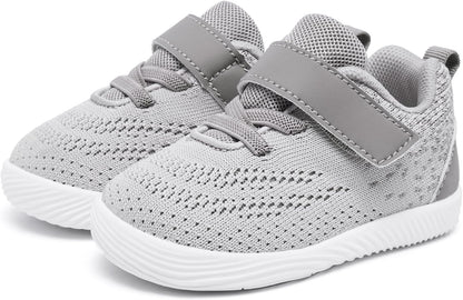 MORENDL Toddler Sneakers Baby Boys & Girls Barefoot Shoes Lightweight Breathable Walking Running