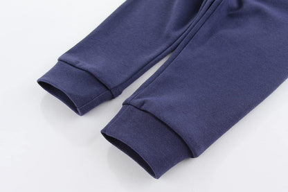 Unisex Newborn Baby Cotton 4-Pack Pants Embroidery Pringting Casual Leggings 0-24 Months for Boys