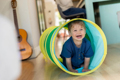 LOVEVERY | The Organic Cotton Play Tunnel | Pop-Up & Collapsible Play Tunnel with Organic Cotton