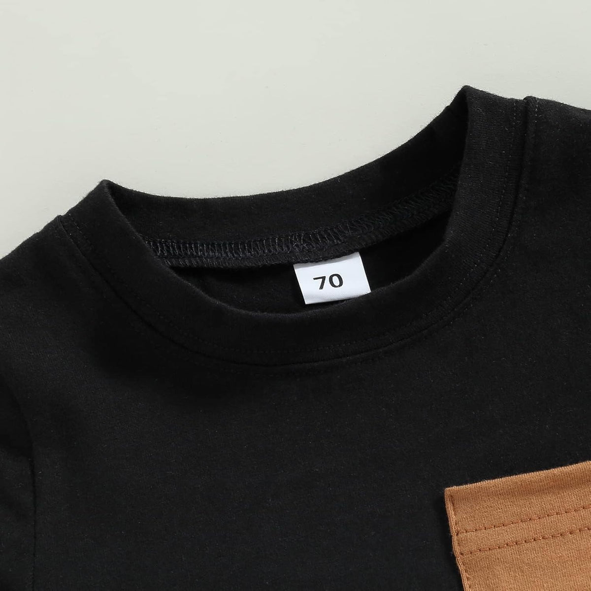 fhutpw Baby Toddler Boy Clothes Summer Outfits 6 12 18 24 Months Patchwork Short Sleeve T Shirt &
