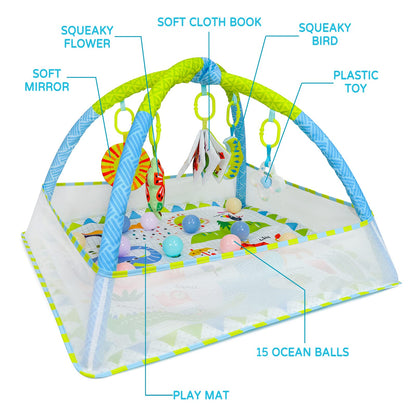 Dr.Rapeti Baby Play Mat, Baby Play Gym, Playmat & Floor Gyms, Baby Ball Pit