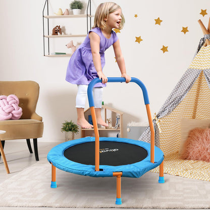 Ativafit 36inch Mini Toddler Trampoline for Kids Ages 1-6 Indoor Outdoor Folding Small Rebounder
