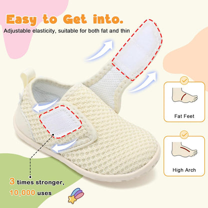 FEETCITY Baby Walking Shoes Barefoot Baby Shoes Infant Sneakers Newborn Crib Shoe Lightweight