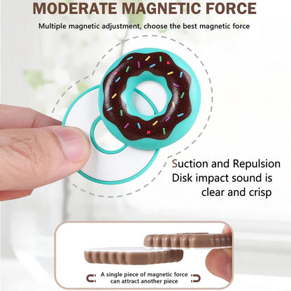3pcs Haptic Coin Magnetic Fidget Slider, Magnetic Push Slider ADHD Sensory Toys Desk Office Fidget