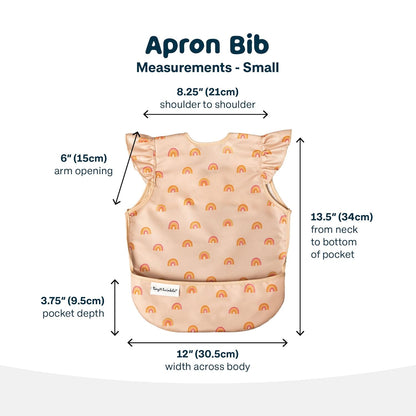 Tiny Twinkle Mess Proof Baby Bib - Waterproof & Lightweight Baby-Led Weaning Apron | 100% Recycled