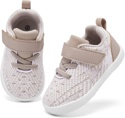 MORENDL Toddler Sneakers Baby Boys & Girls Barefoot Shoes Lightweight Breathable Walking Running