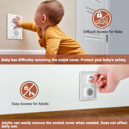 Outlet Covers Baby Proofing, 40 Pack Child Proof Plug Socket Covers Electric Plug Protectors Safety