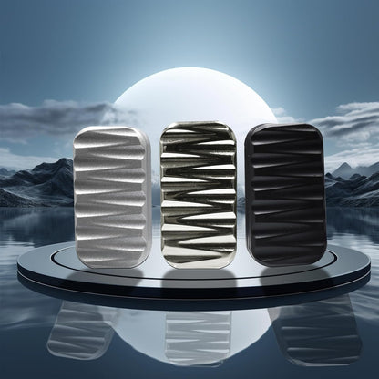 Fidget Slider 3 Layer EDC Metal Magnetic Fidget Toys Adults, Desk Toys Gift for Stress Relief