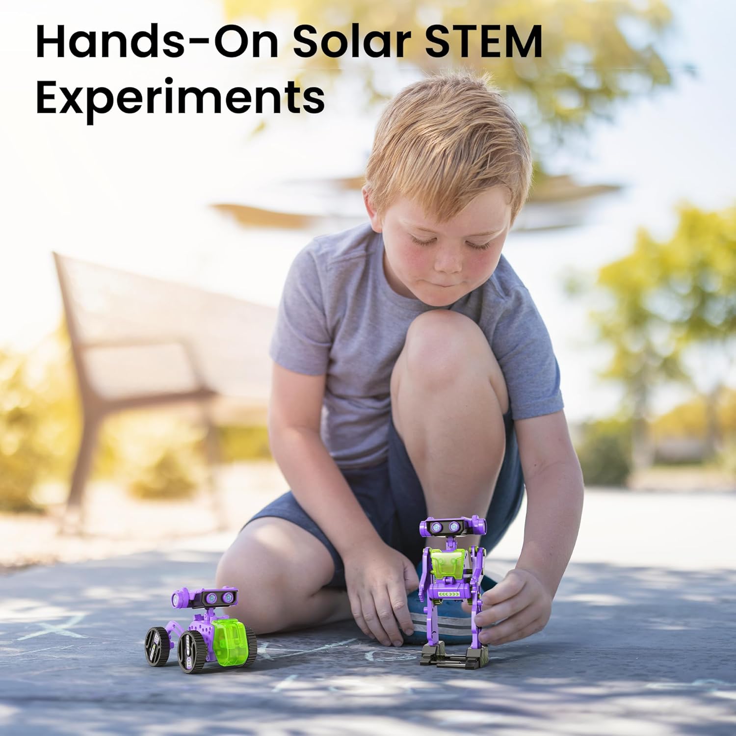 Sillbird Solar Building Robot Kit STEM Gift for Boys Aged 8-12, DIY 15-in-1 Science Educational