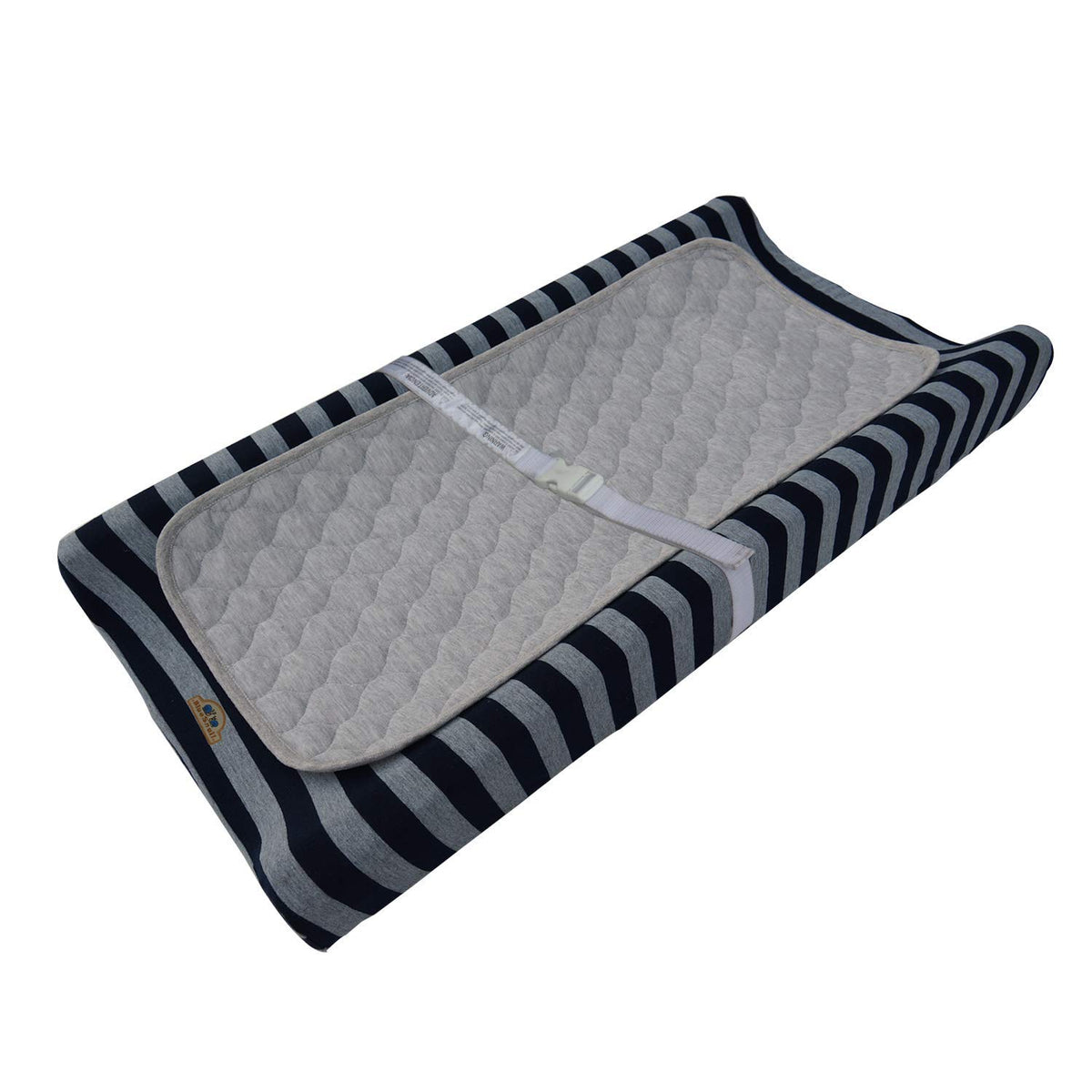 BlueSnail Quilted Thicker Waterproof Changing Pad Liners 3 Count(Gray 13??x 27??