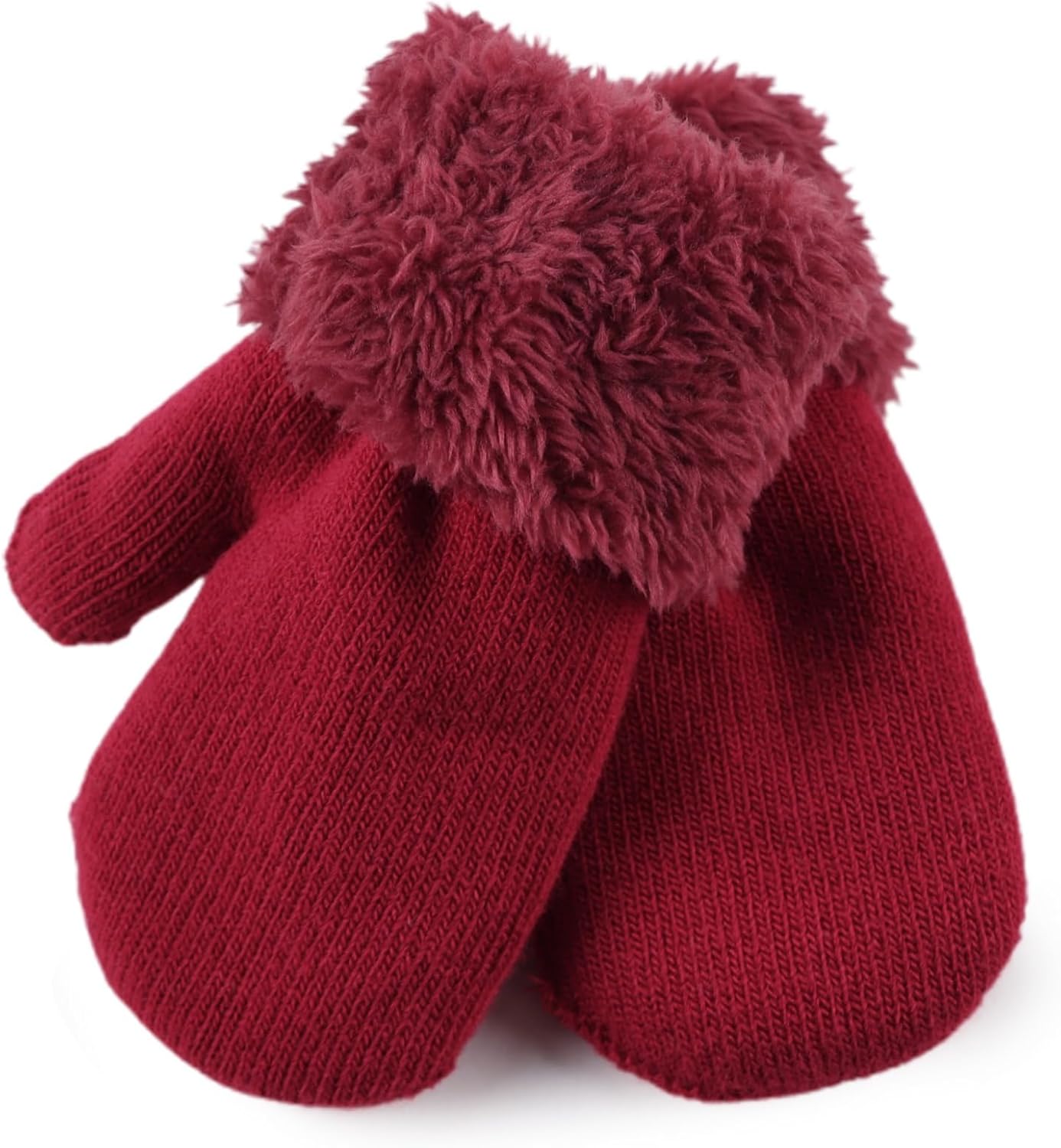 PESAAT Baby Girl Mittens Fleece Toddler Boy Mittens Warm Kids Winter Gloves Unisex Cold Weather