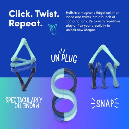 Speks Helix Fidget Toy for Adults and Desk Toy for Office - Wave