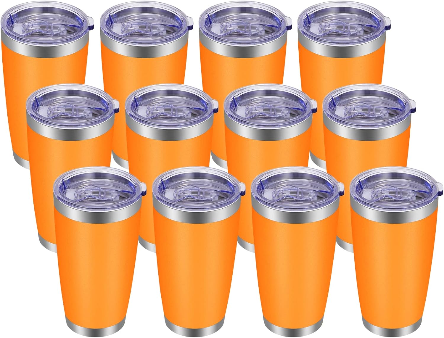 VEGOND 20oz Tumbler with Lid and Straw Stainless Steel Tumbler Cup Bulk Vacuum Insulated Double