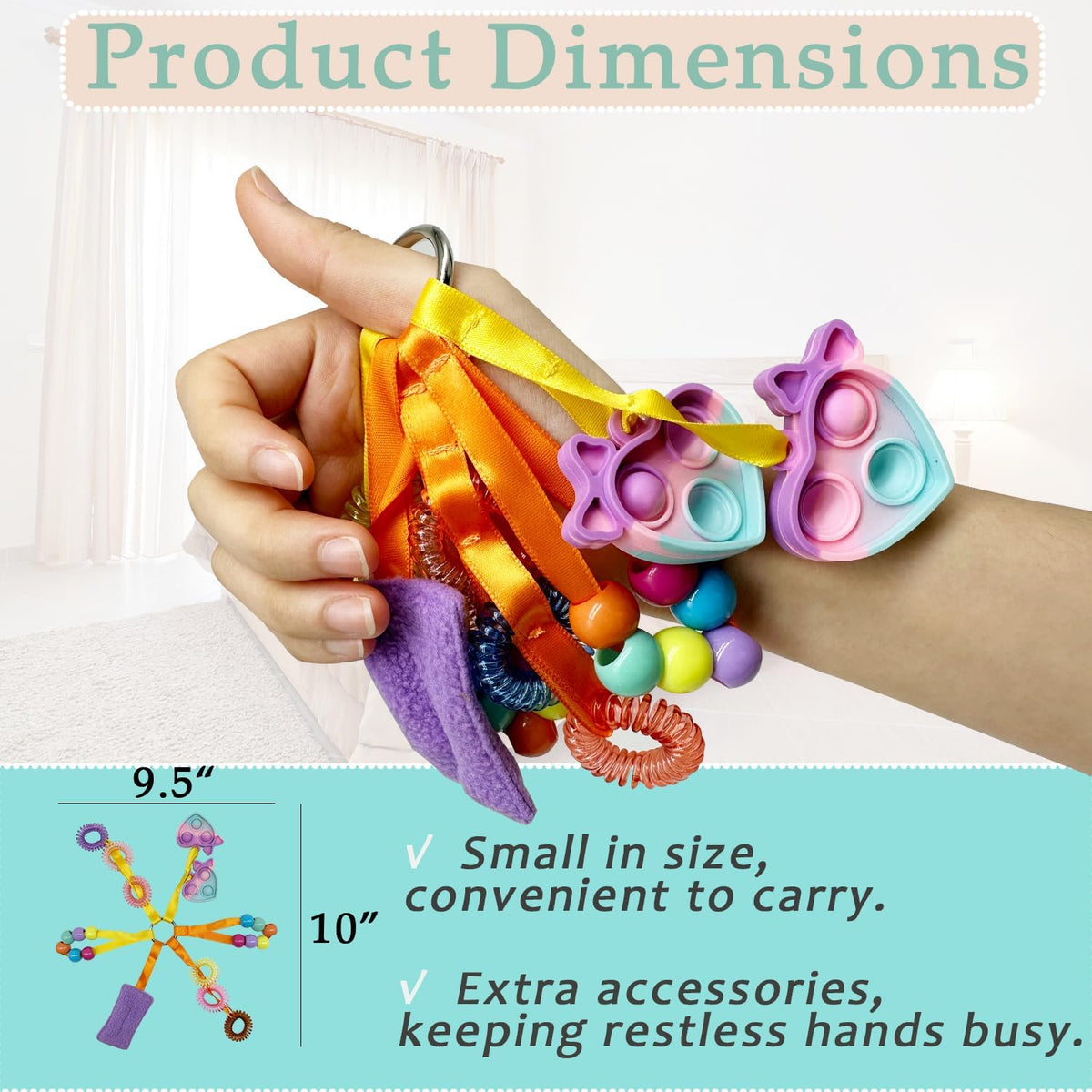 Sensory Toys for Alzheimer Patients Anxiety Relief Dementia Ring Dementia Fidget Toys