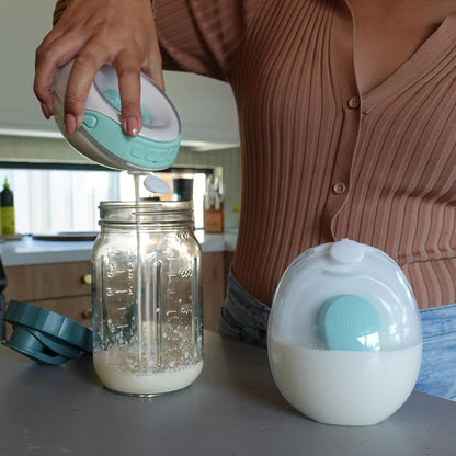 Willow Go - 5oz Reusable Milk Containers with Splash Guard - for use with Willow Go Hands Free