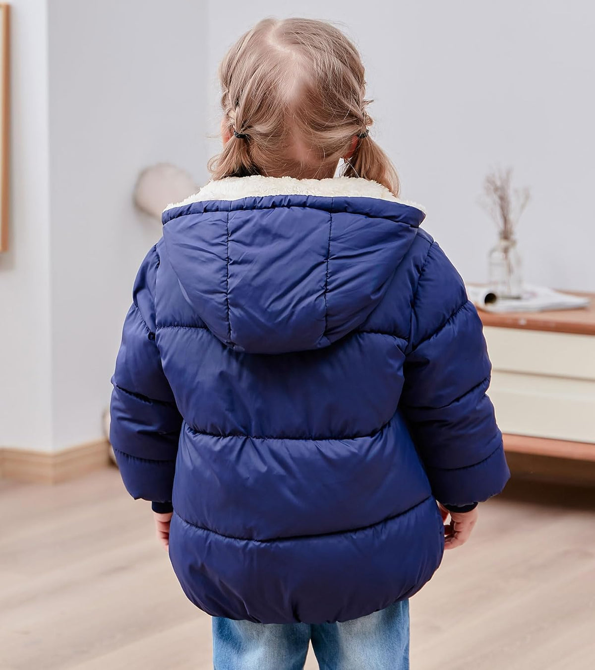 TUONROAD 1-6T Baby Girl Boy Winter Fleece Coats Toddler Warm Puffer Jackets Kids Down Alternative