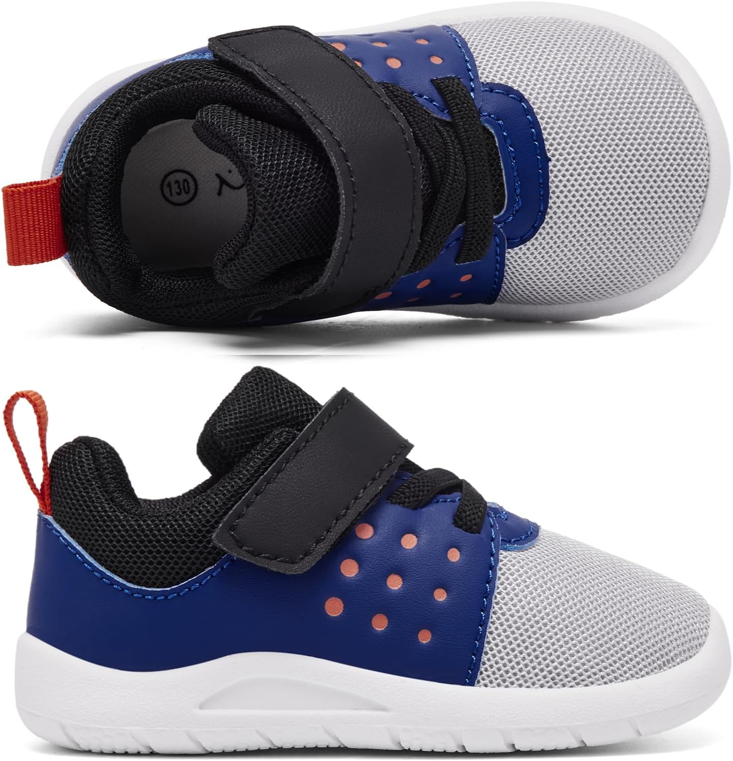 MORENDL Toddler Baby Shoes 0-4 Years Boy Girl Lightweight Breathable Non-Slip Sports Sneakers