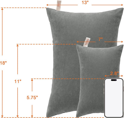 NTBAY Toddler Pillows, Down Alternative 13"x18" Pillow, Machine Washable - Soft and Breathable