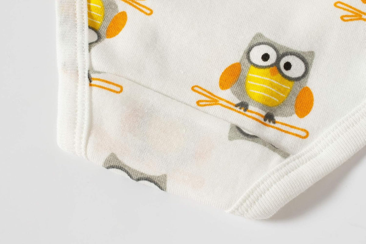 Cadidi Dinos Little Girls' Soft Cotton Underwear Kids Cool Breathable Comfort Panty Briefs Toddler
