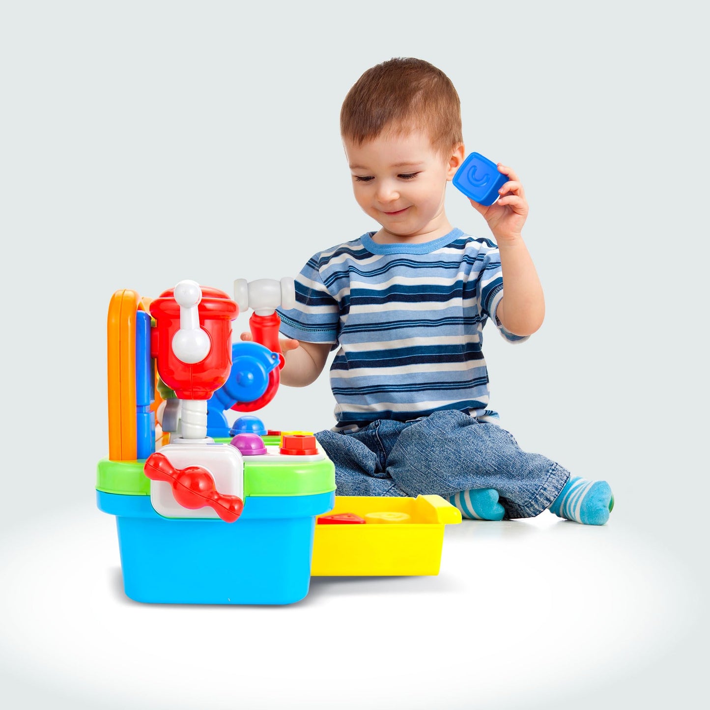 Toddler Tool Bench Toys for 1 Year Old Boy, Kids Tool Bench Toys for Toddlers 1-3, Multifunctional
