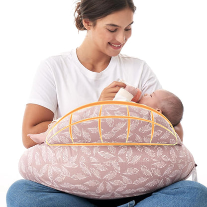 Momcozy Original Nursing Pillow for Breastfeeding-Pioneering Safety Fence- Wider Feeding Pillows