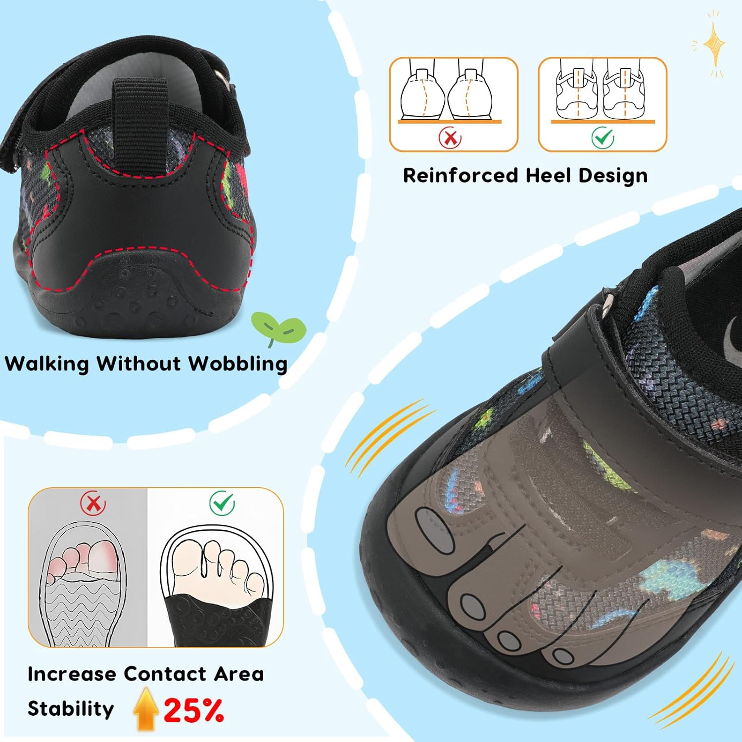 Scurtain Baby Shoes Boy Girl First Walking Shoe Infant Crib Breathable Sneakers Lightweight
