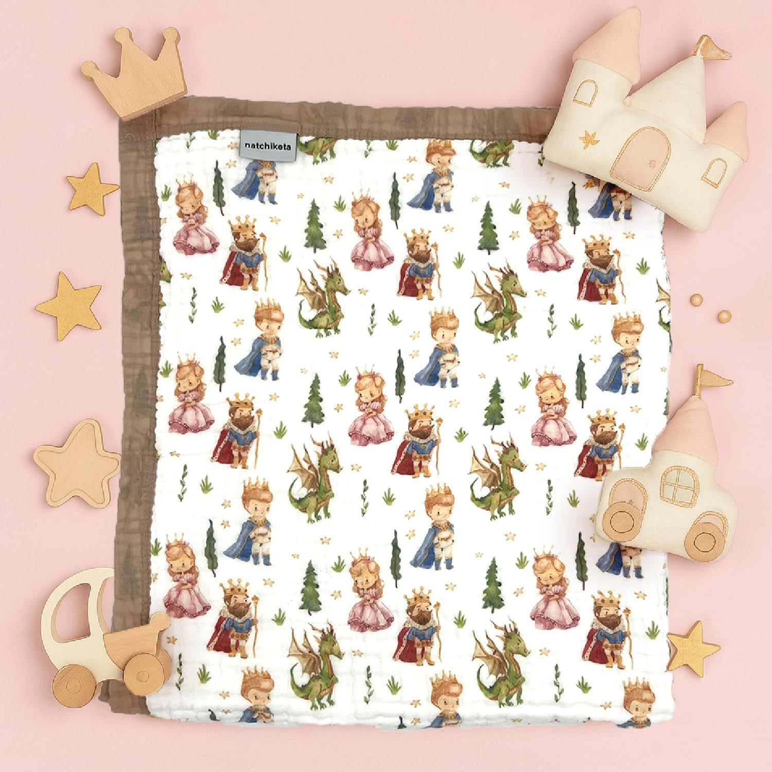Organic Cotton Muslin Baby Blanket for Boys and Girls - Luxurious Soft Toddler Quilt for Swaddling