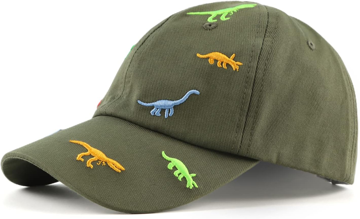 JANGANNSA Dinosaur Boys Girls Caps Embroidery Baby Baseball Caps Cotton Infant Toddler Kids Hat