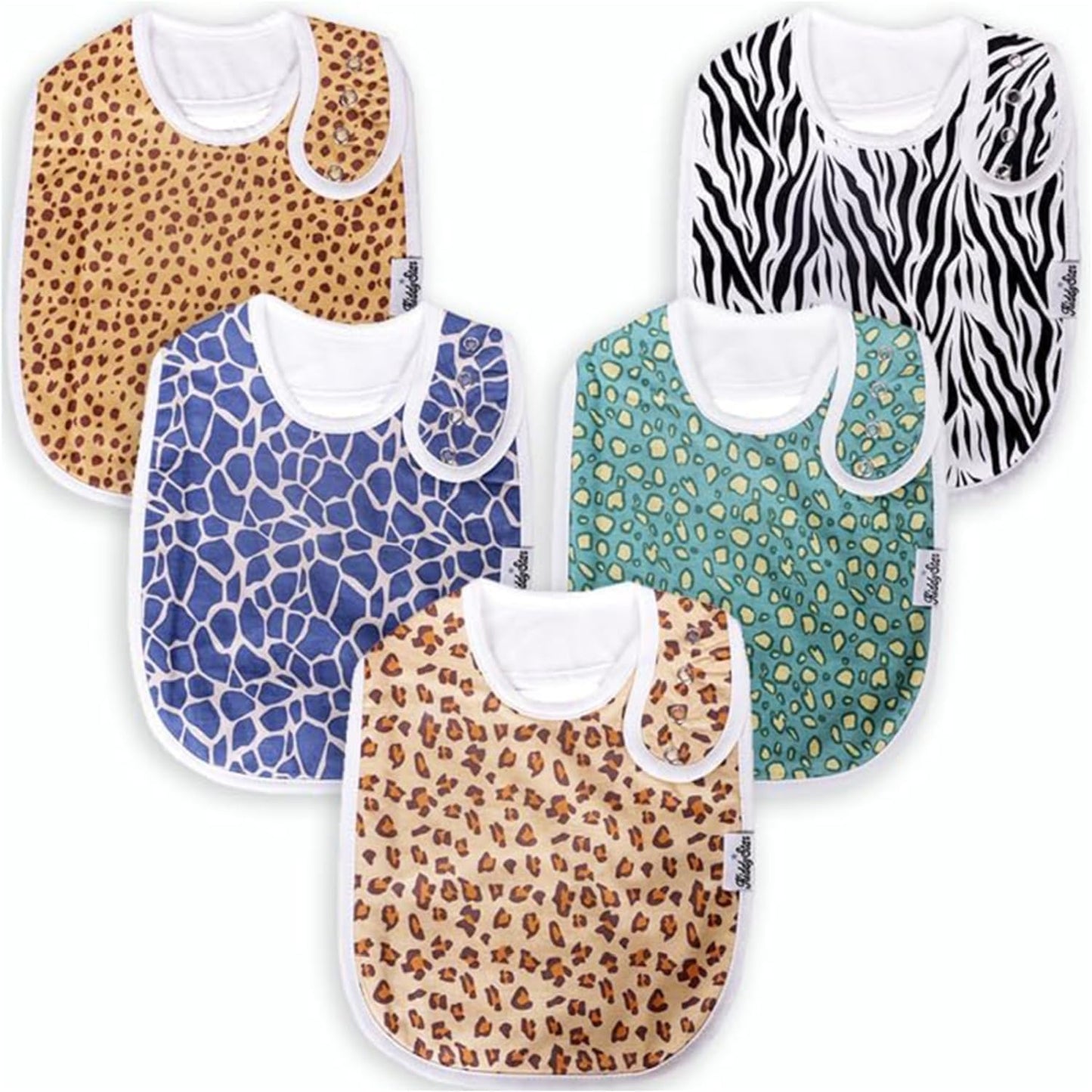 Organic Cotton Baby Bibs – Soft Teething & Drool Bib for Newborns & Toddlers – Hypoallergenic
