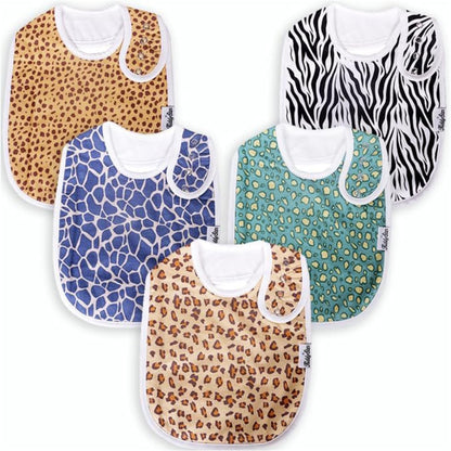 Organic Cotton Baby Bibs – Soft Teething & Drool Bib for Newborns & Toddlers – Hypoallergenic